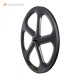 700C 24mm Wide Straight 5 Spokes Clincher / Tubular Wheel
